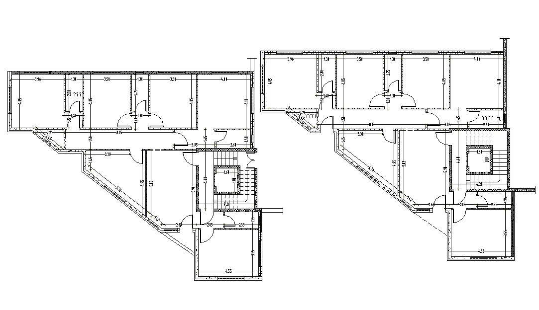 AutoCAD Office Floor PLan CAD Drawing DWG File