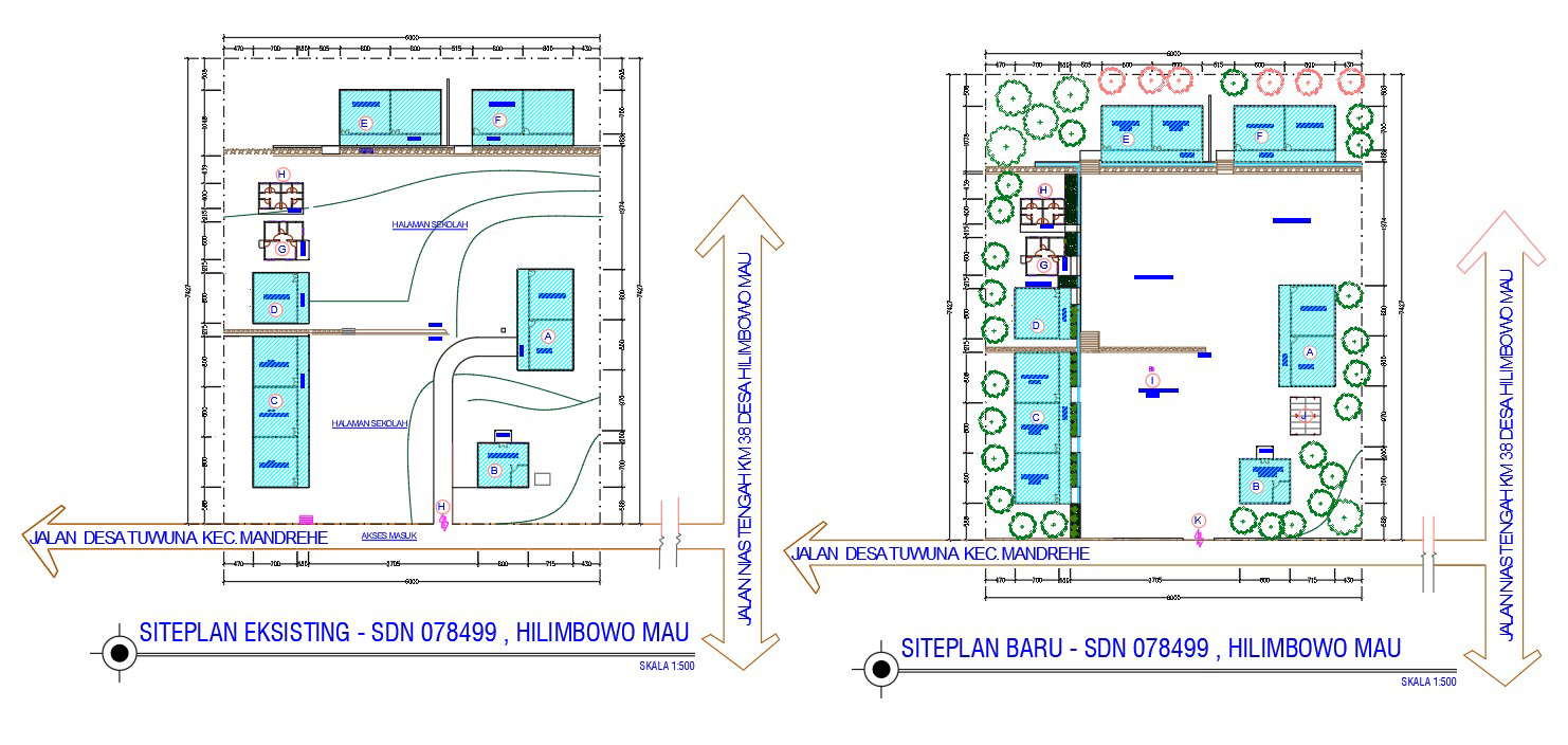 AutoCAD Site Plan Drawing DWG File