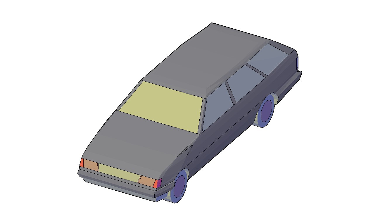 Autocad 3d Car Dwg Free Download