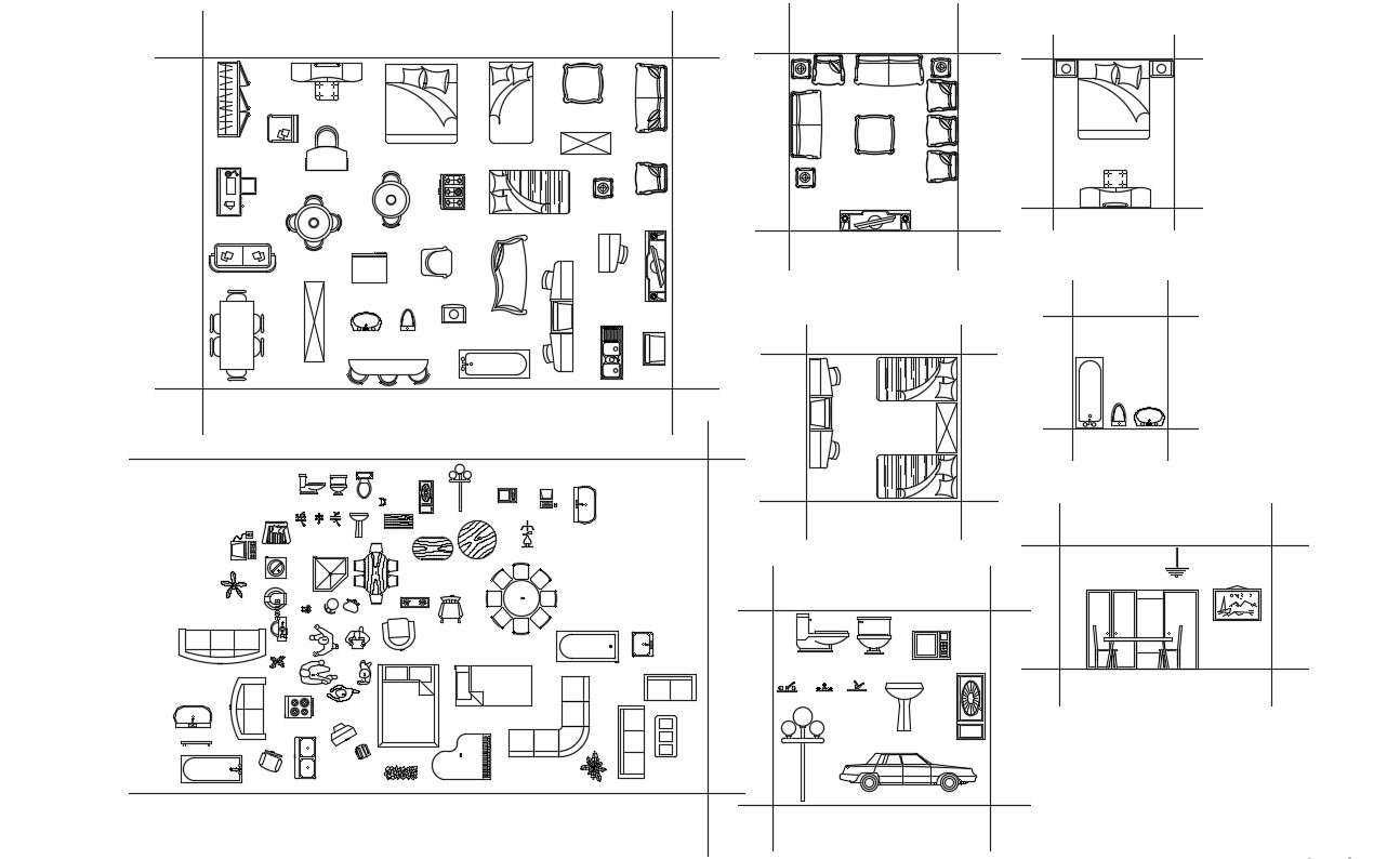 Autocad Furniture Blocks Download 