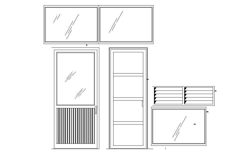 Door Blocks In DWG File