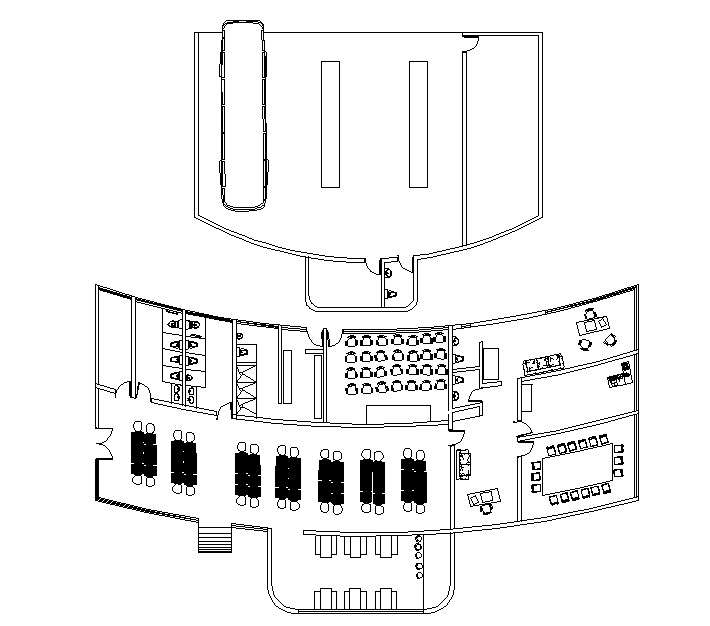 Autocad drawing of bus terminal 