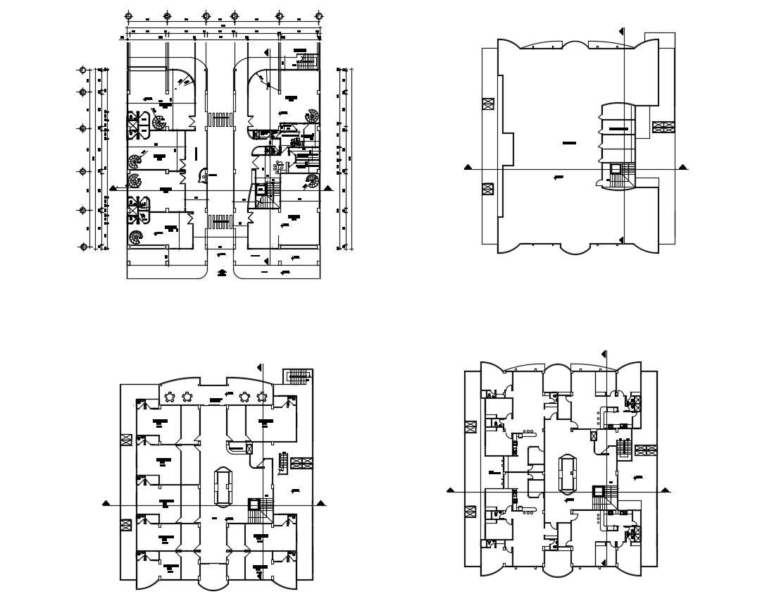 Autocad drawing of commercial building