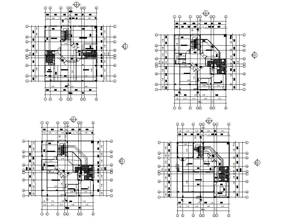 Autocad drawing of commercial office