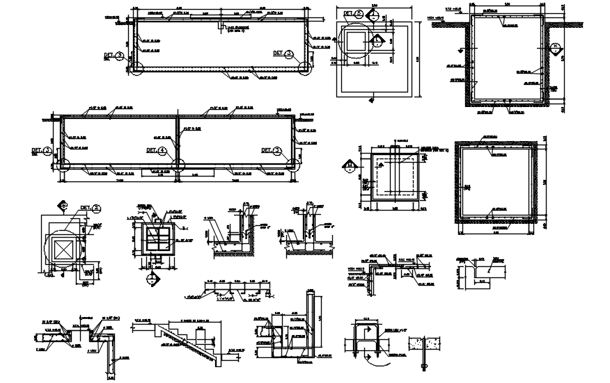 Autocad drawing of construction detail