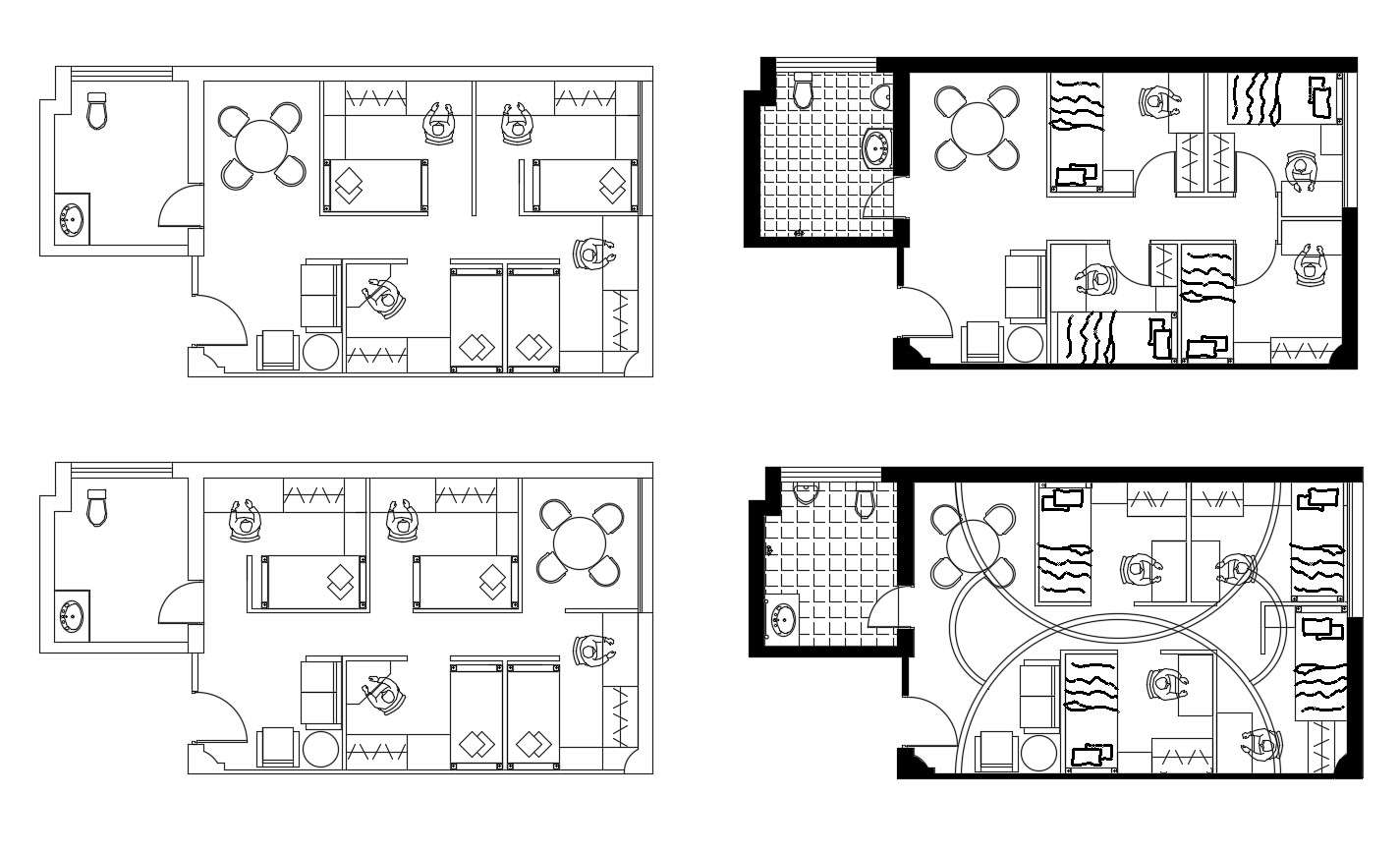 Autocad drawing of guest house