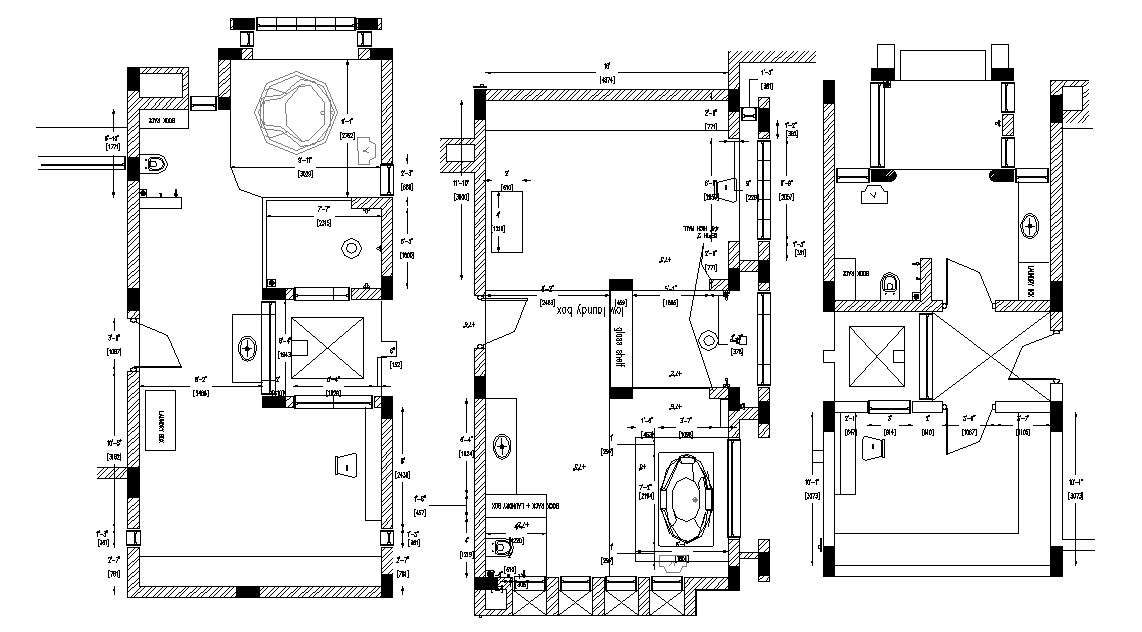 Small House Layout In AutoCAD File