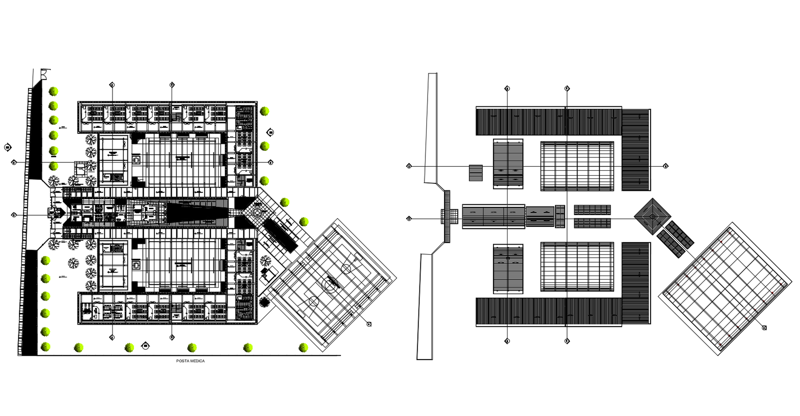 Autocad drawing of school