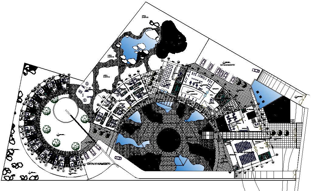 Ecotourism Architecture in AutoCAD