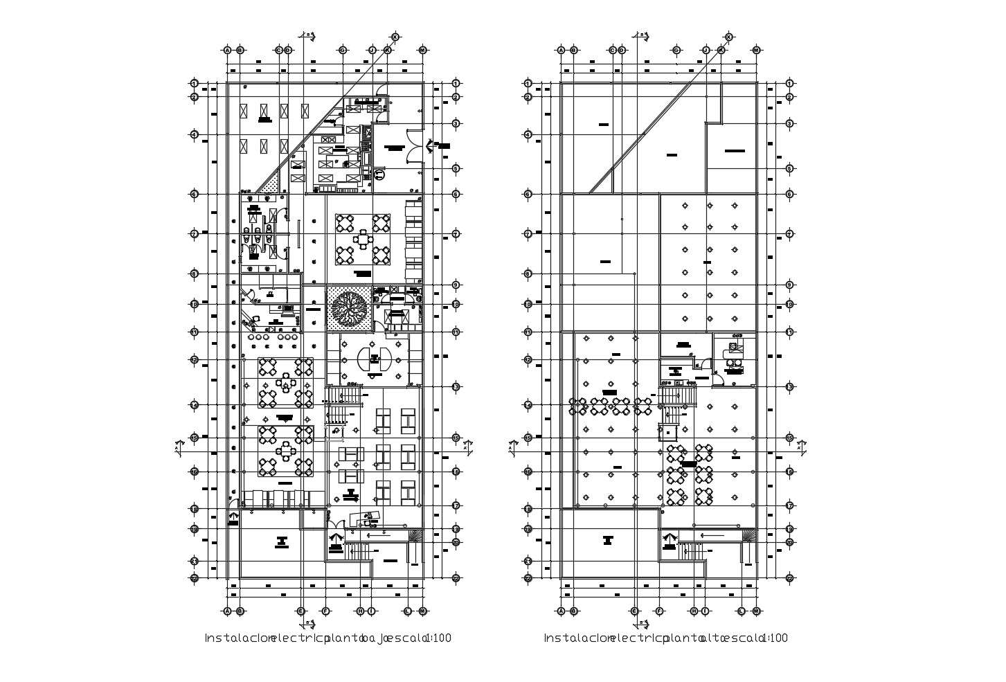 Restaurant Layout In DWG File