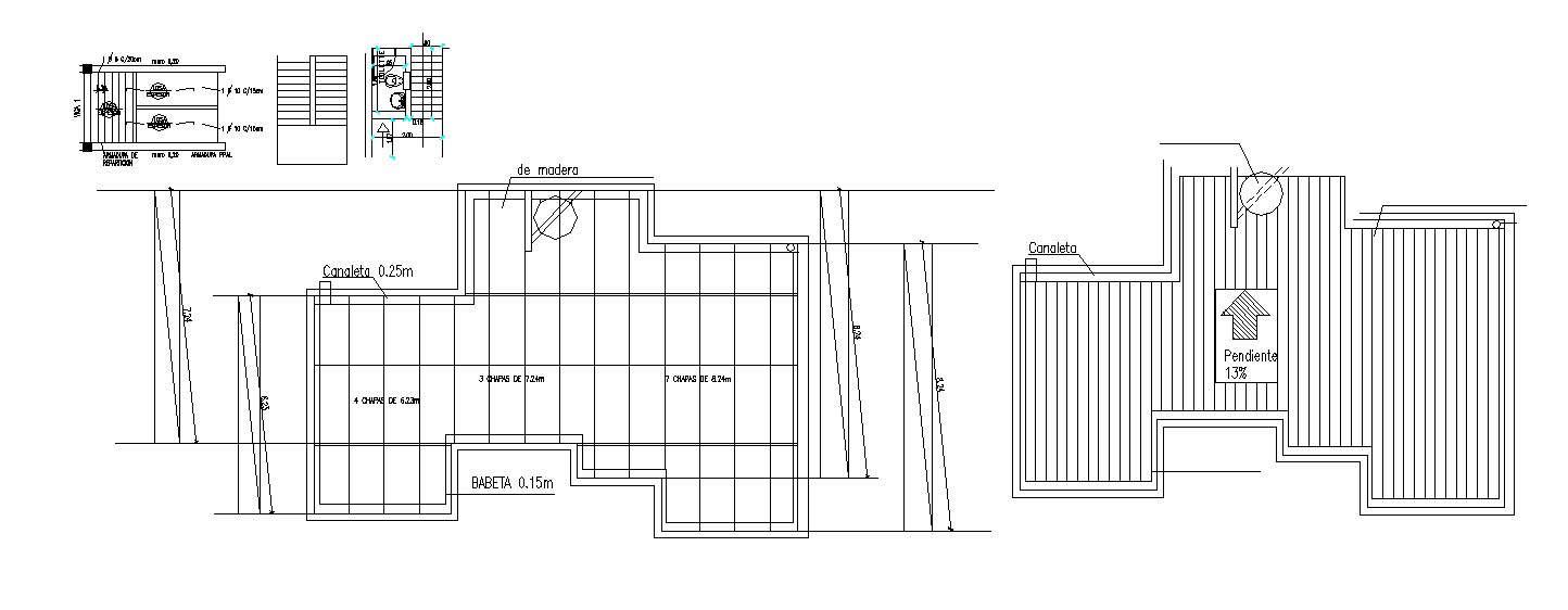 Autocad drawing of toilet layout 
