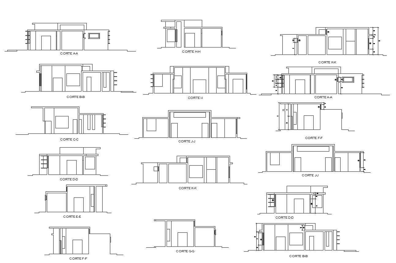 Autocad drawing painting workshop sections