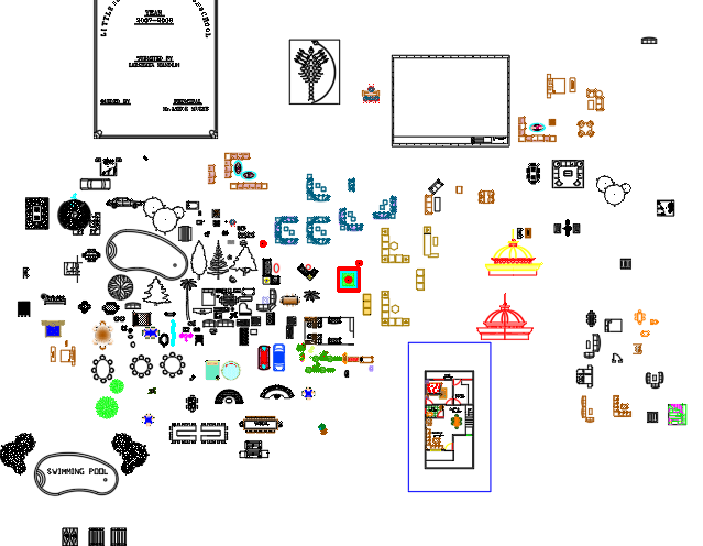 Autocad library for furniture