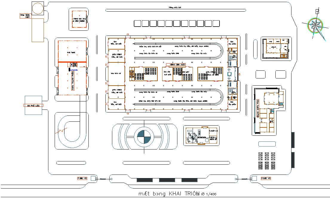 Automobile manufacturing plant detail