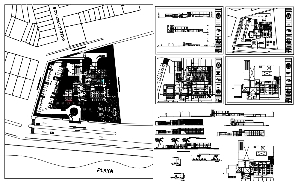 Automobile store modern construction 