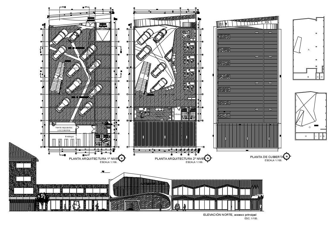 Automotive Plan In DWG File