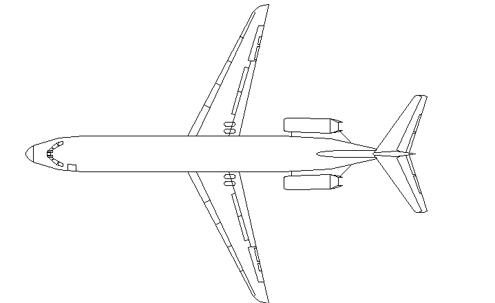 Back side view of aircraft details