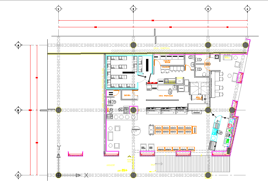 Bakery design Lay-out 