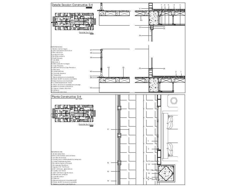 Construction Section Plan Detail Free AutoCAD Drawings