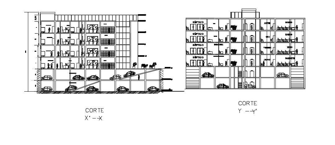 Bank Plan In CAD File