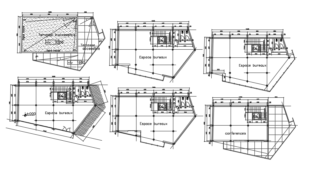 Bank layout plan detail