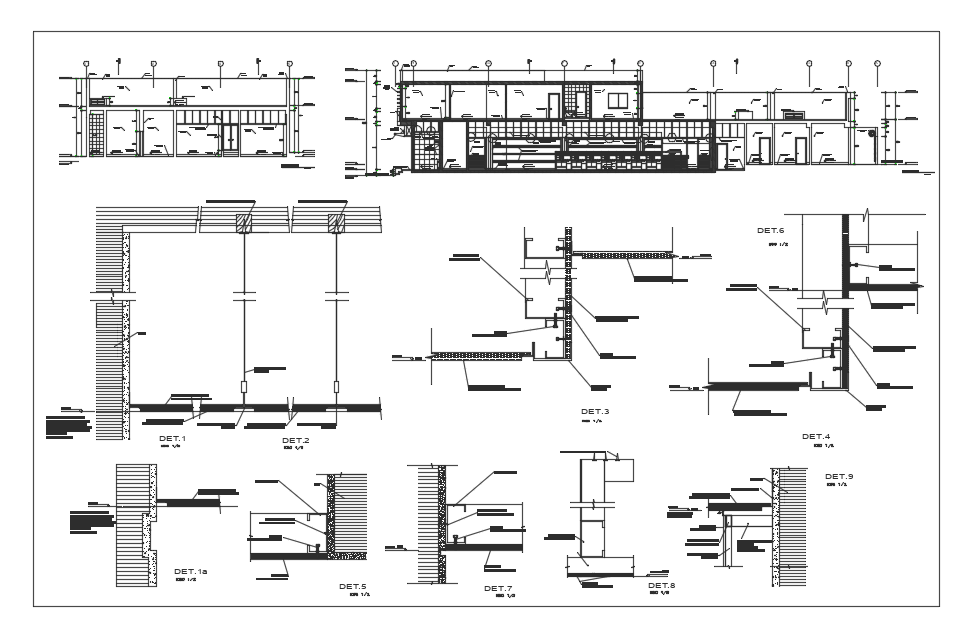 Wall Section Detail In AutoCAD File