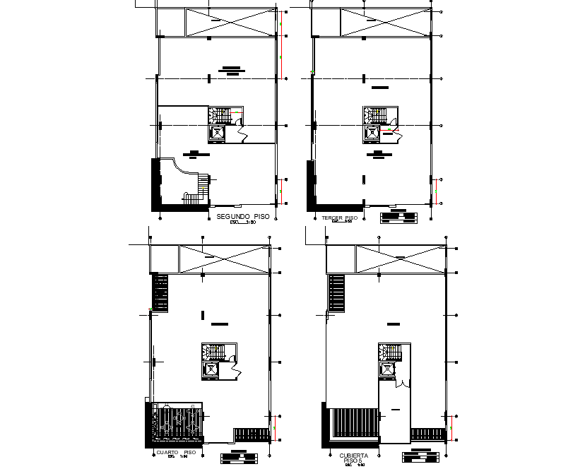 Bank plan detail dwg file