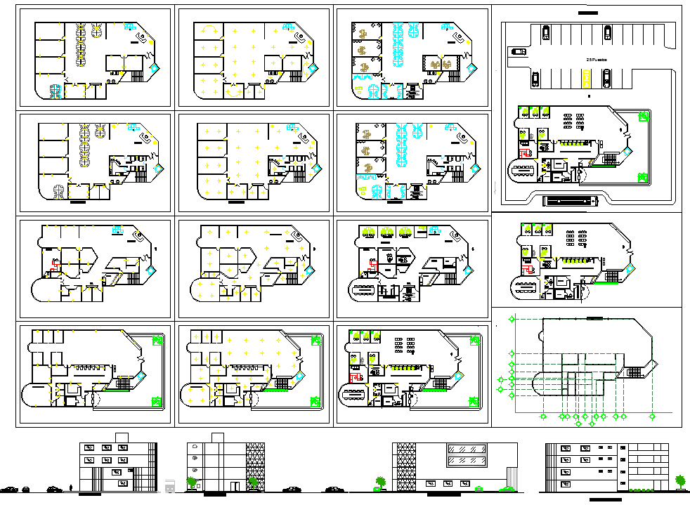 Bank project dwg file
