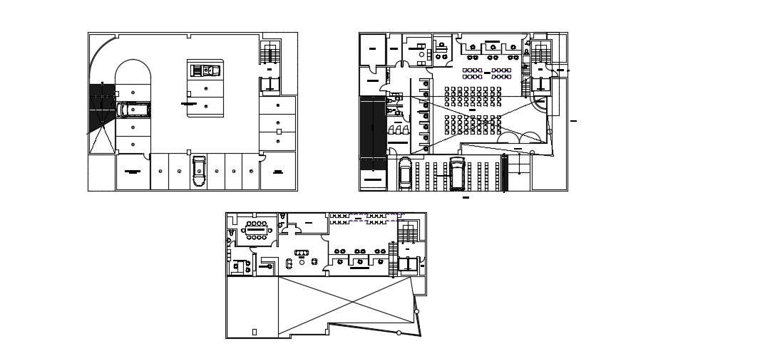 Basement Layout Plan In DWG File