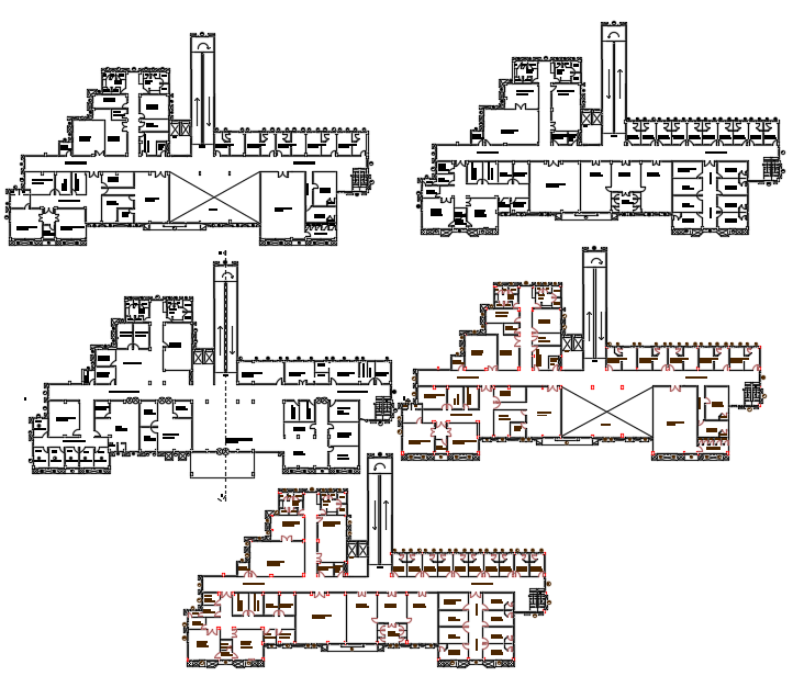 Basic Hospital dwg file