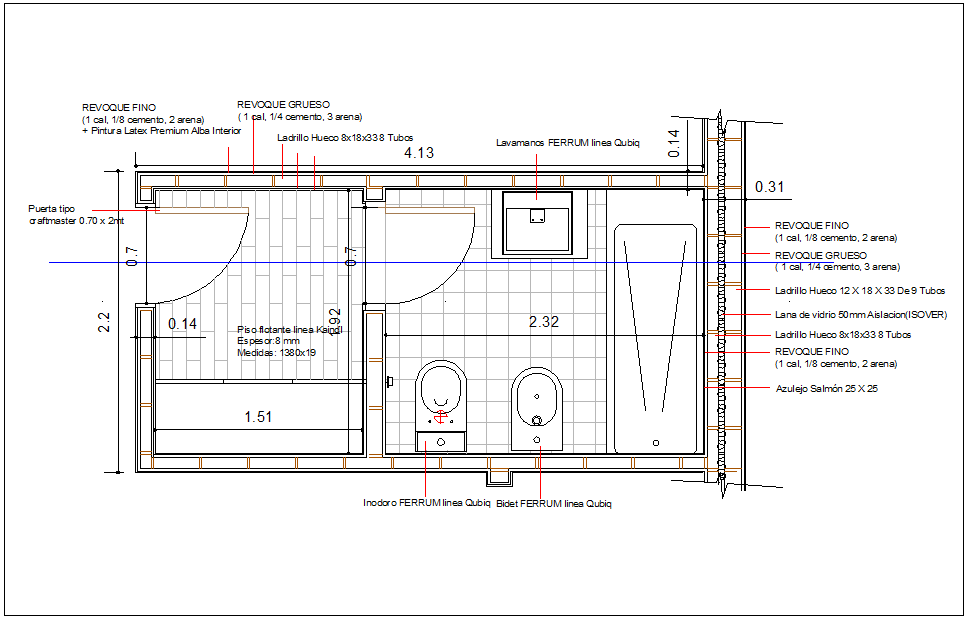 Bathroom detail plan view dwg file