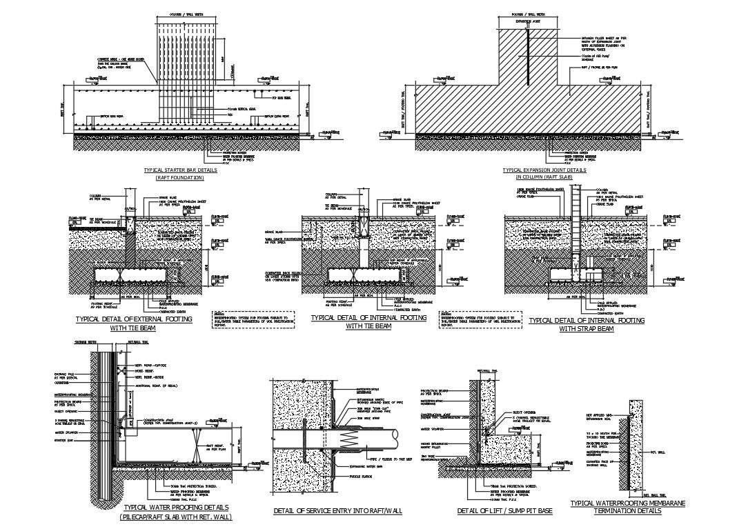 Beam and Column Design of DWG file 