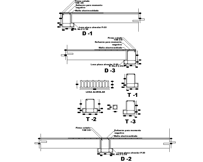 Beam plan and section detail