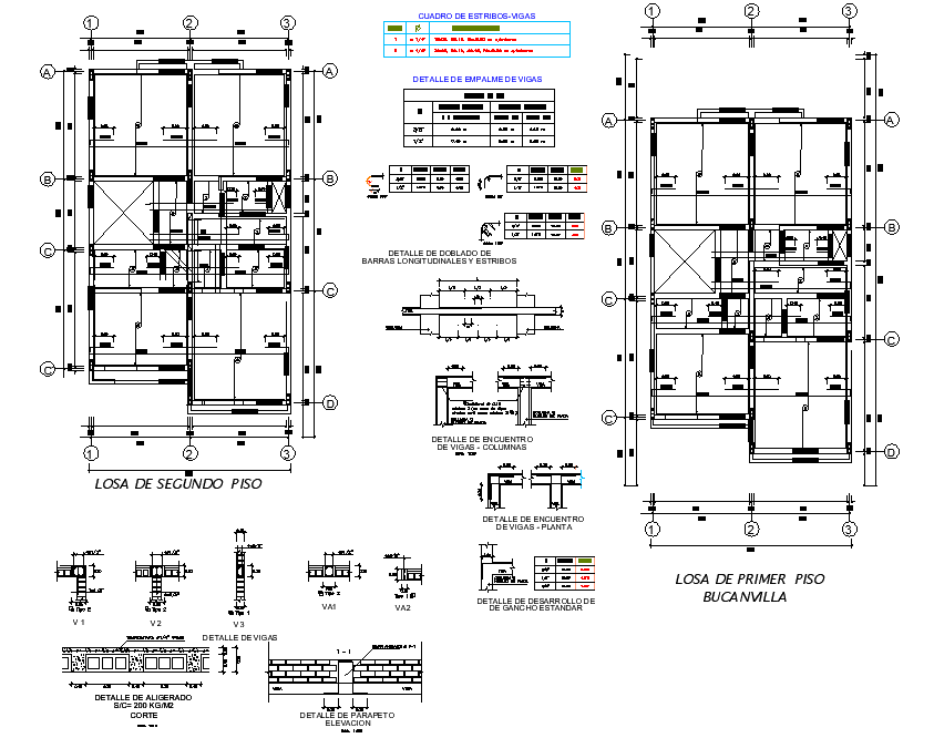 Beam plan and section layout file