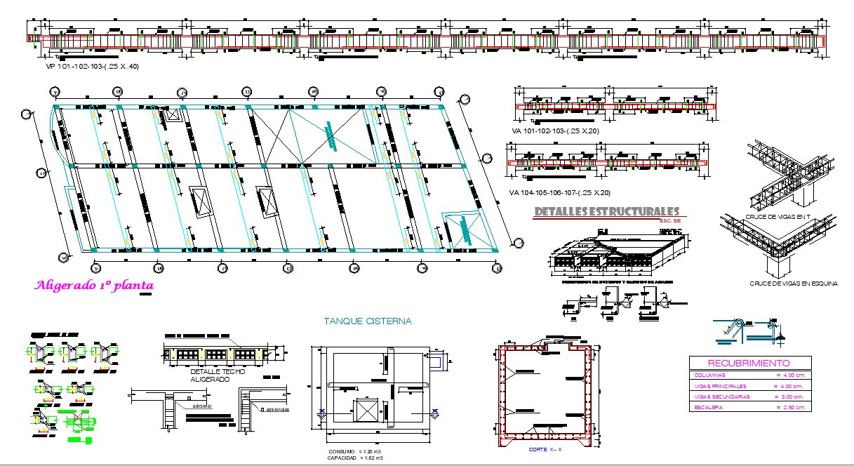 Beam plan and section layout file