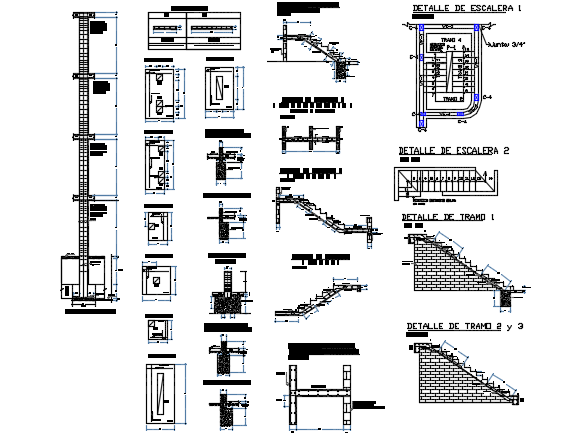 Beam section detail dwg file