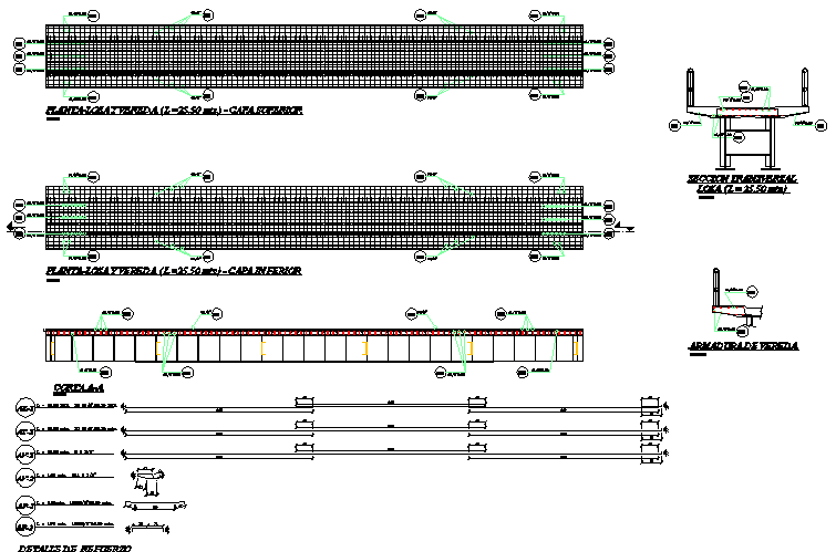 Beam section detail dwg file