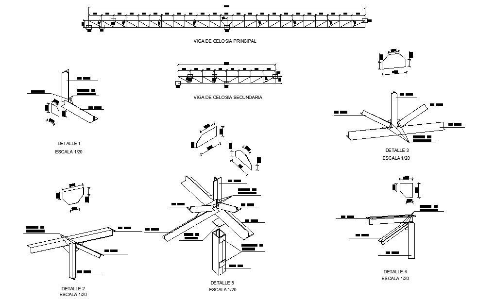 Beam section framing autocad file