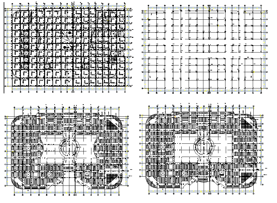 Beam Section Plan Free AutoCAD Drawings