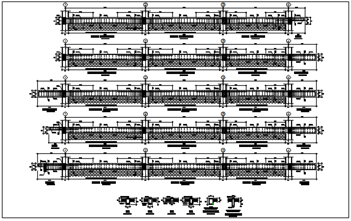 Beam section plan detail dwg file