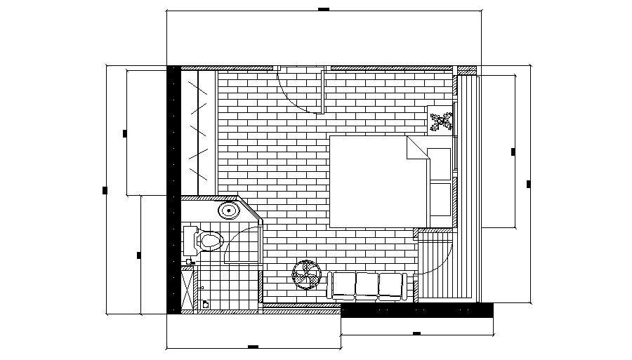 Bedroom Plan AutoCAD File