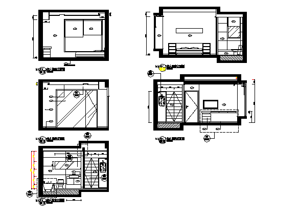 Bedroom and other sectional deatails