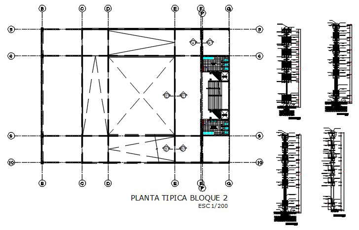 Block of ramps