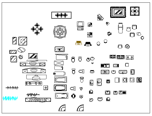 Blocks of  sanitarian dwg file 