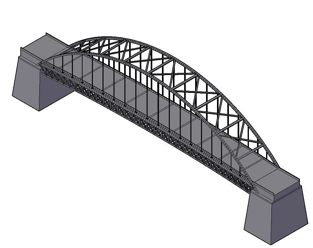 Bridge 3d Model CAD File