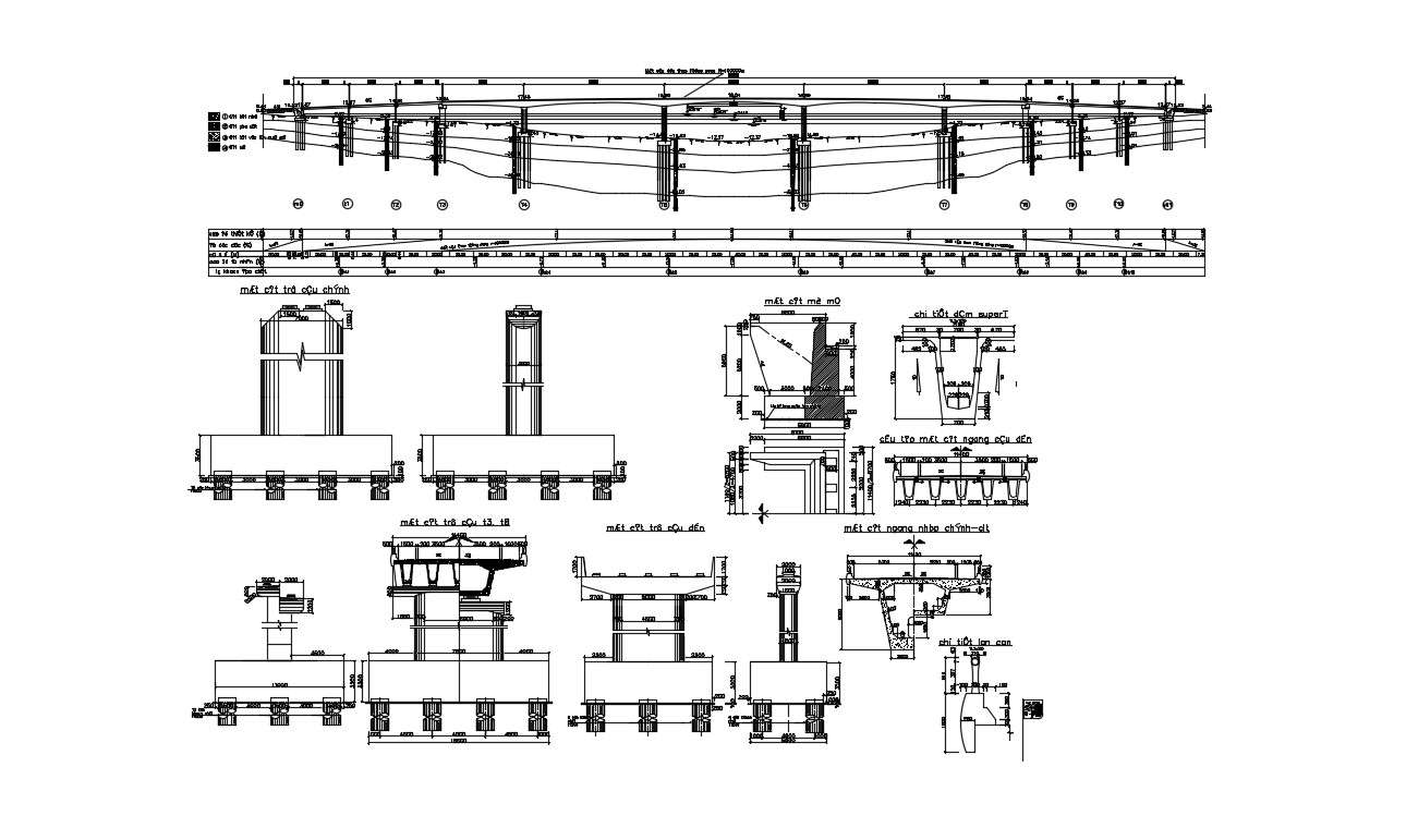 Bridge Design And Construction CAD Drawing 