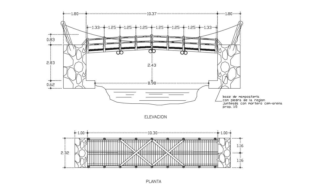 Bridge Design AutpCAD File