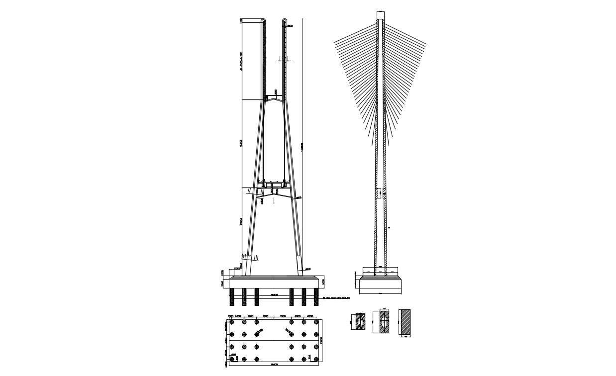 Bridge Elevation DWG File Download 