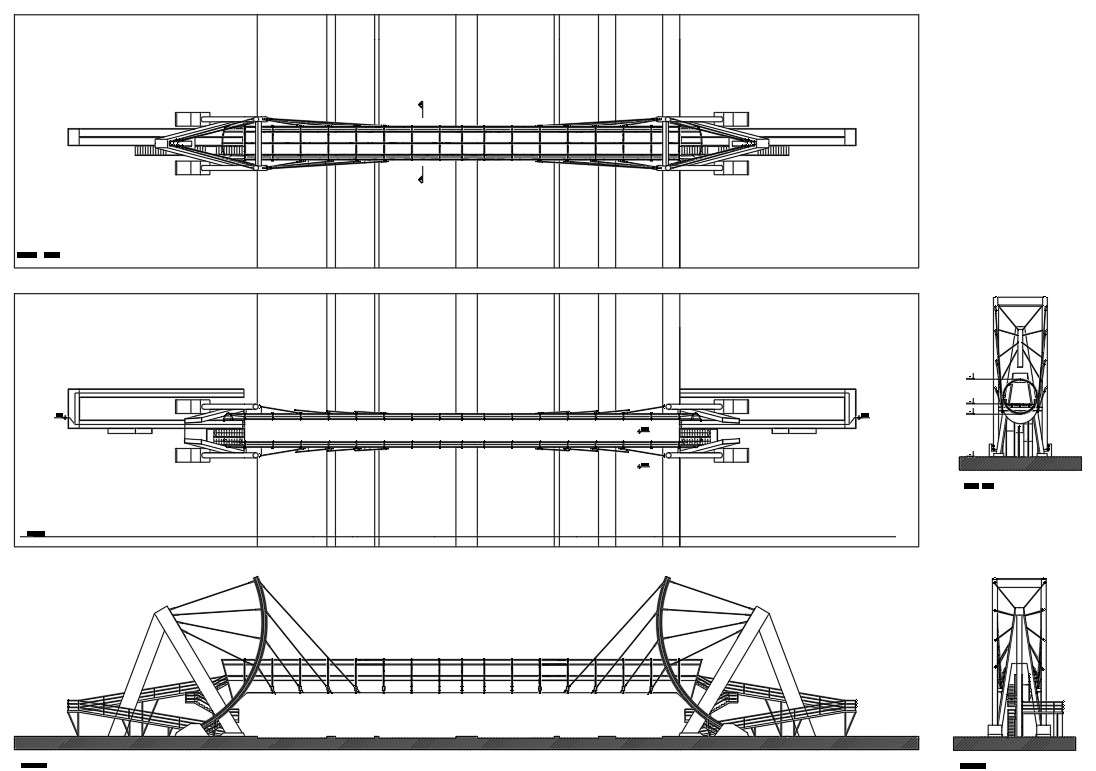 Bridge Section and Plan With AutoCAD DWG File