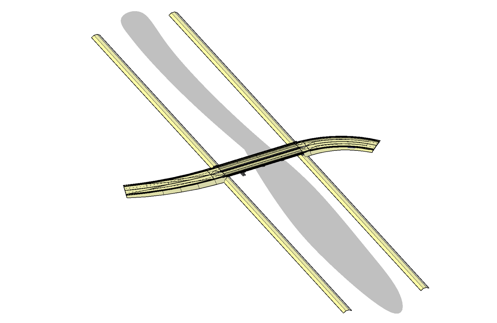Bridge design plan detail dwg file.